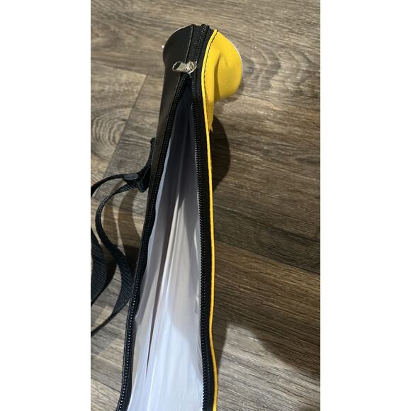 NFL FOOTBALL ~ STEELERS ~ 5 PACK CAN SHAFT INSULATED ZIPPER COOLER CARRYING CASE - Picture 3 of 4